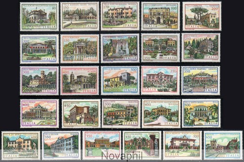 Ville italia emissione - ville, d'italia