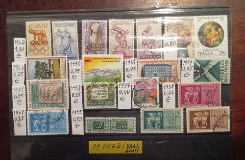 Francobolli italia vari anni - -,