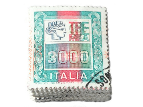 Lotto 100 francobolli alti - 100,