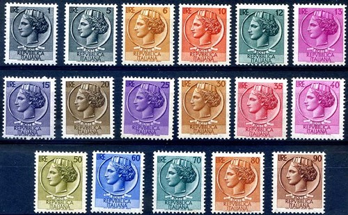 Italia 1955 siracusana - italia,