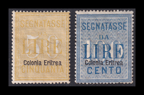 Eritrea 1903 segnatasse - 1903,