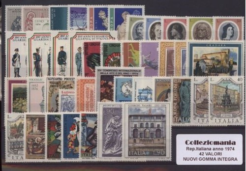 Italia 1974 annata completa - completa, 42