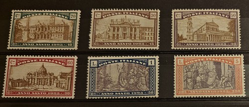 Regno 1924 serie 6 valori - 6,