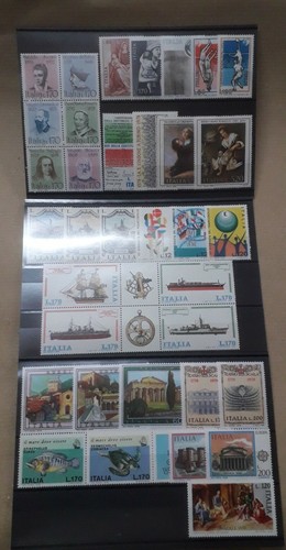 1978 italia francobolli annata - italia,