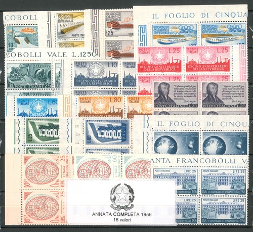 1956 annata completa 16 - -, **