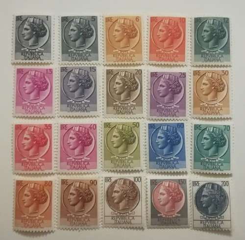 Francobolli italia 1955 - italia,